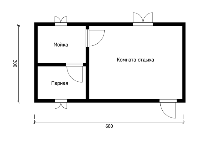 Бани размером 3 3